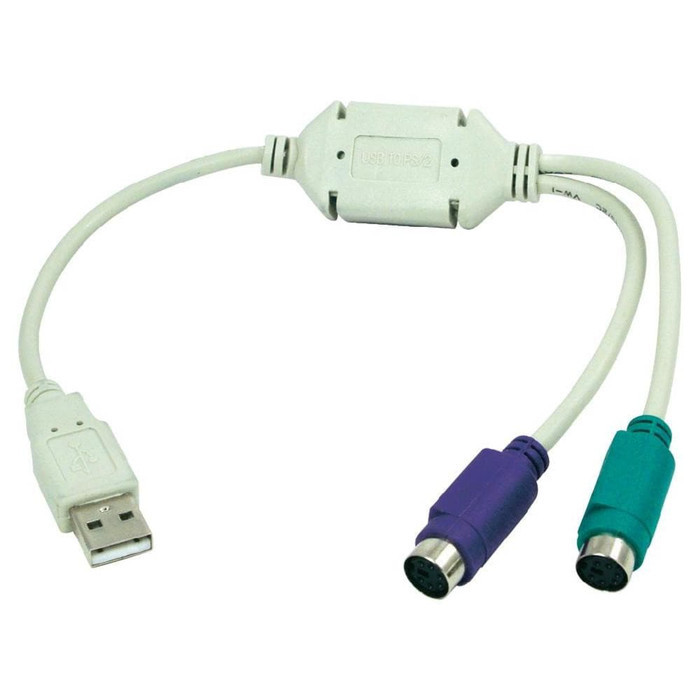 Cable USB Male To PS 2 Female