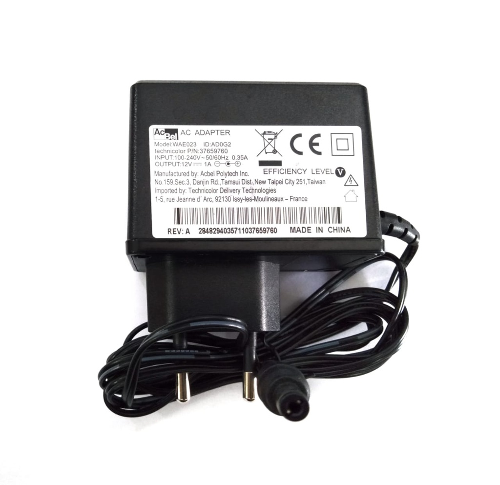 Adaptor 12V 1A for CCTV