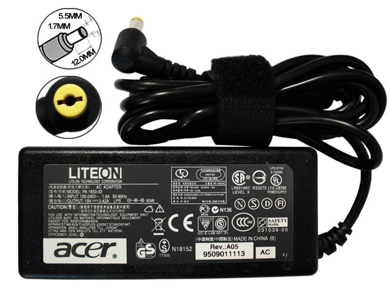 Adaptor Acer 19V 3.42A (5.5*1.7)