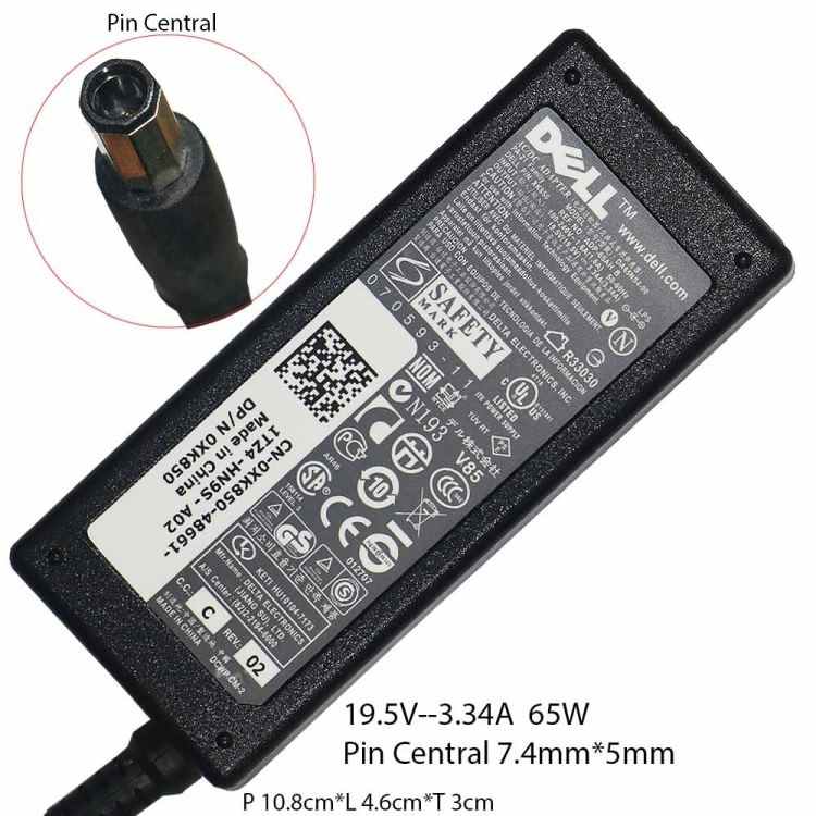 Adaptor Dell 19.5V 3.34A Pin (PA-21)