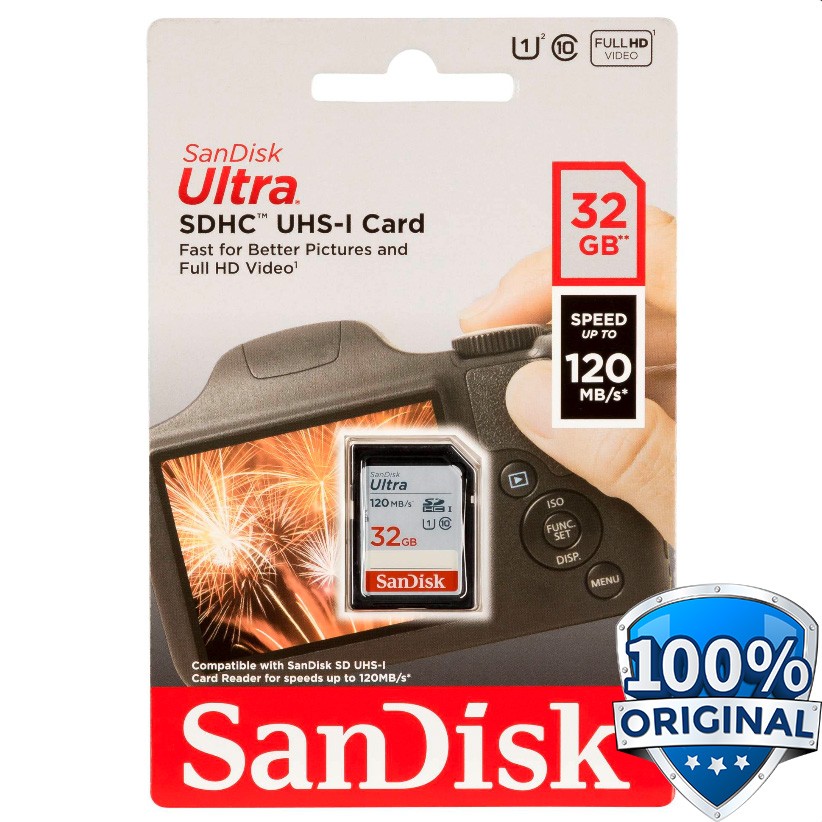 Sandisk Ultra SDHC 32GB 120Mb/s Class 10