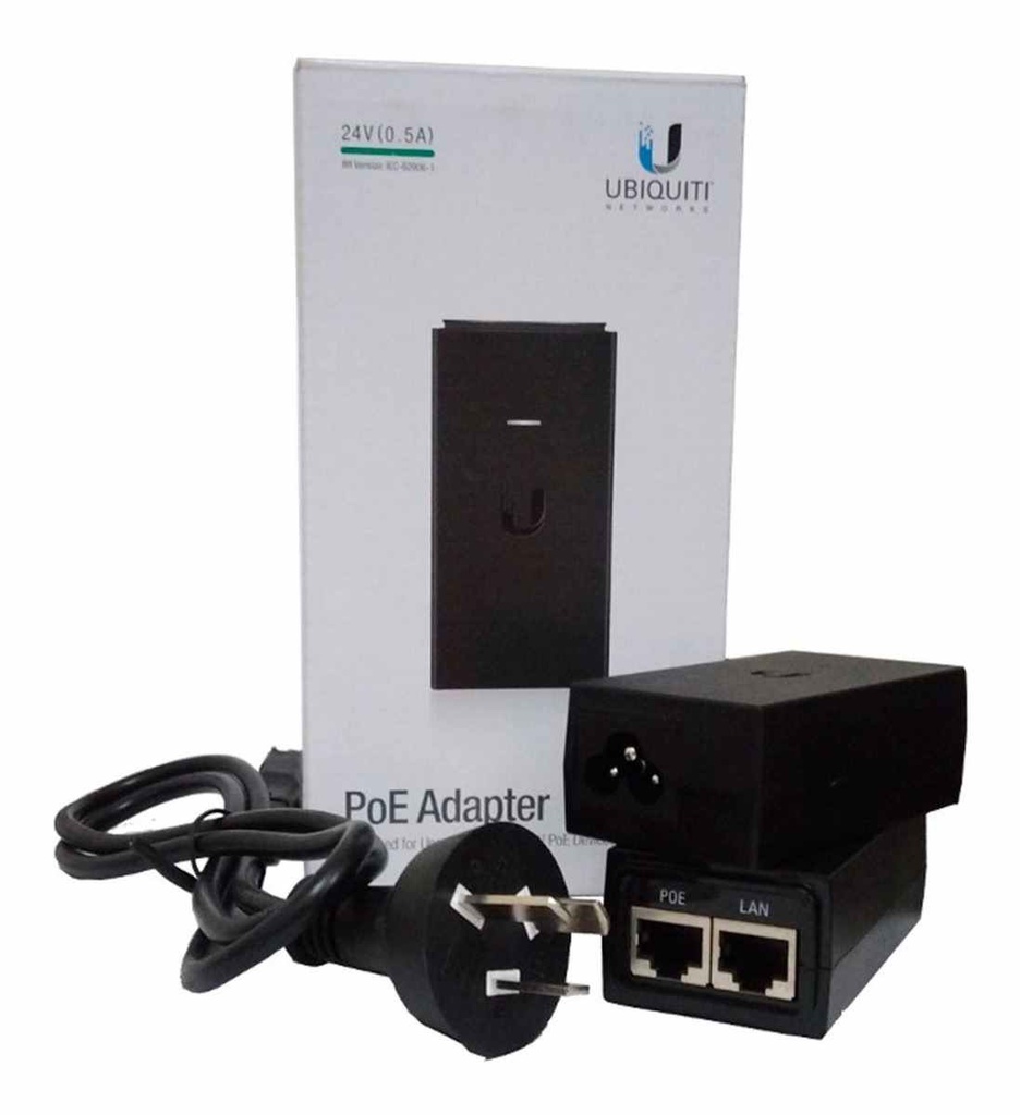 Ubiquiti Adaptor POE 24V 0.5A