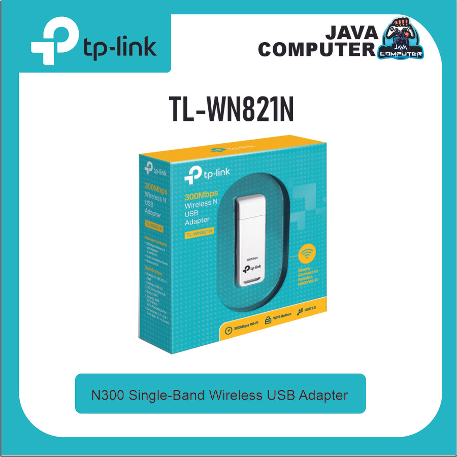 TP-Link TL-WN821N Wireless N USB Adapter 300Mbps