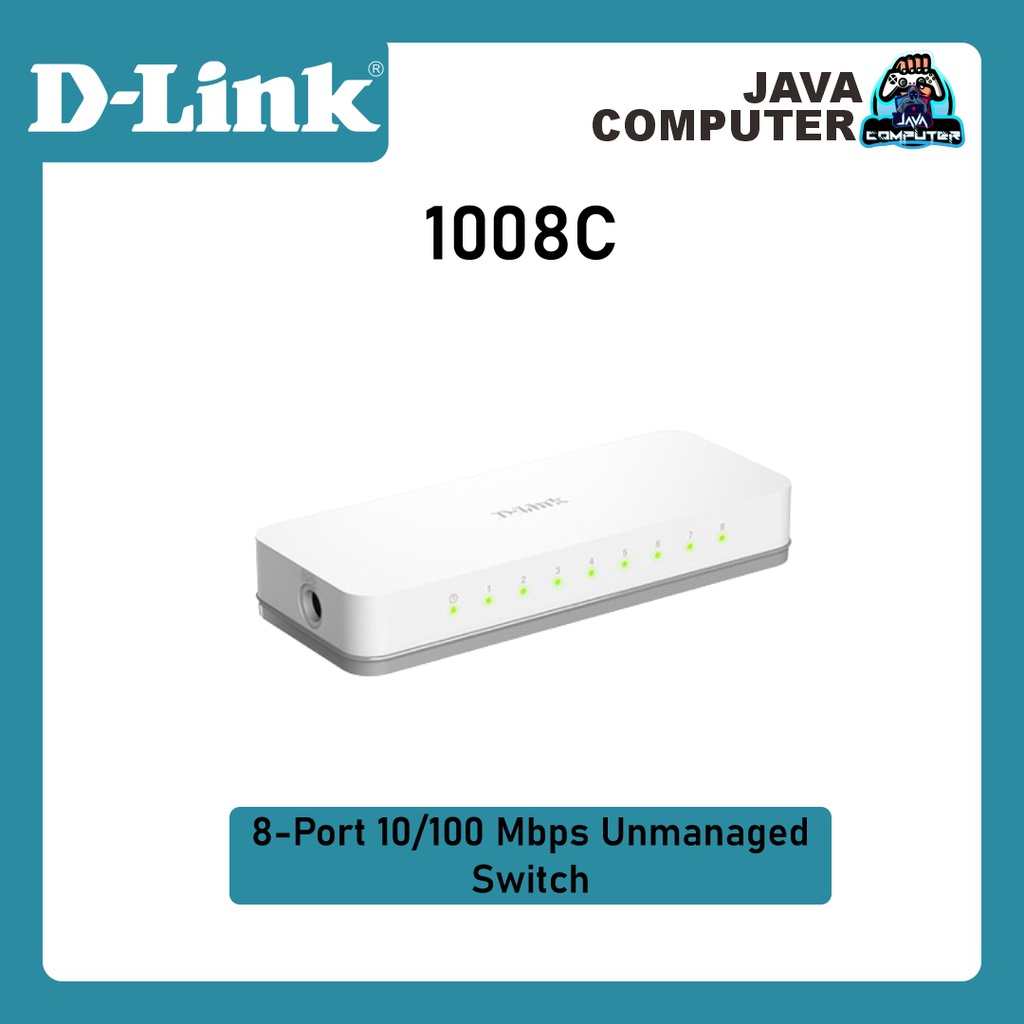 D-Link DES-1008C Switch Hub 8 Port