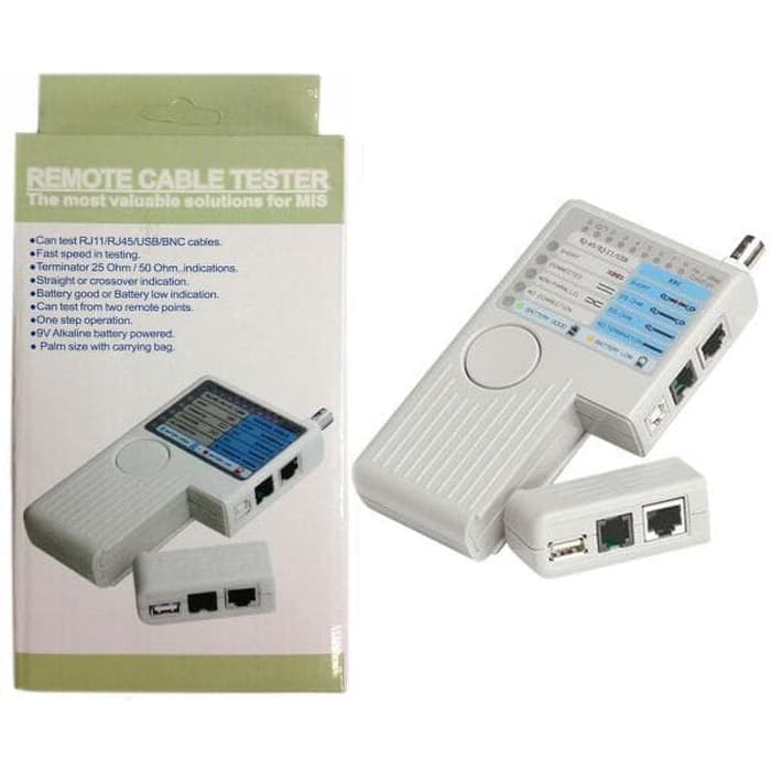 Remote Cable Tester 4in1 Multi Lan Tester RJ45,RJ11