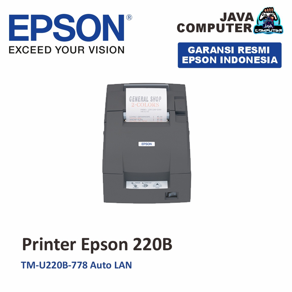 Epson TMU 220B TM-U220B Auto LAN