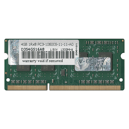 V-Gen SODIM DDR3 4 Gb PC 10600