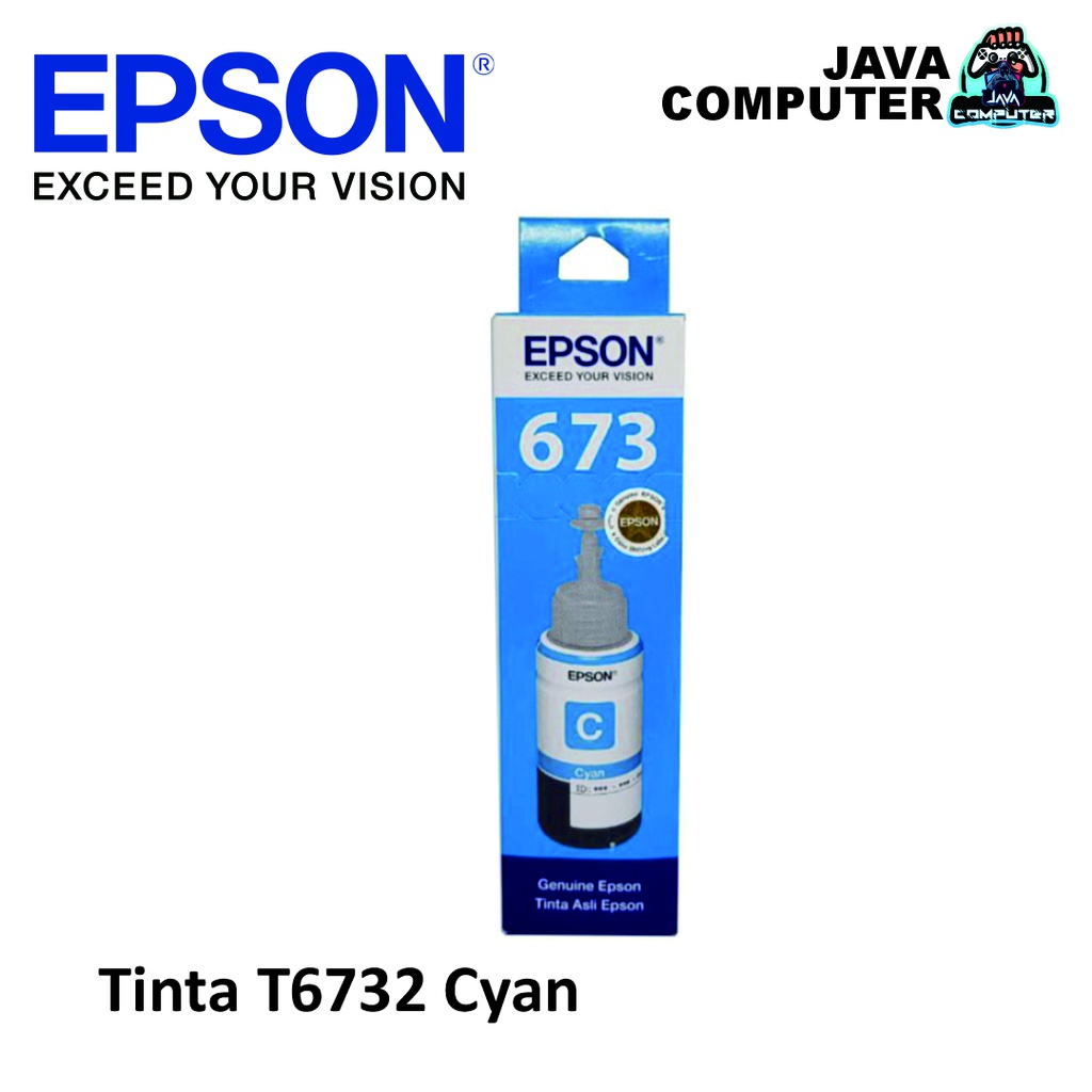 Epson Tinta T6732 Cyan