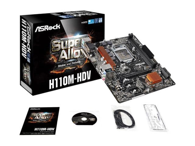 AsRock Motherboard H110M-HDV