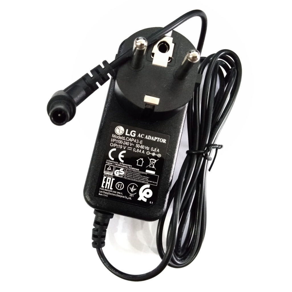 Adaptor LG Monitor 19V 0.84A