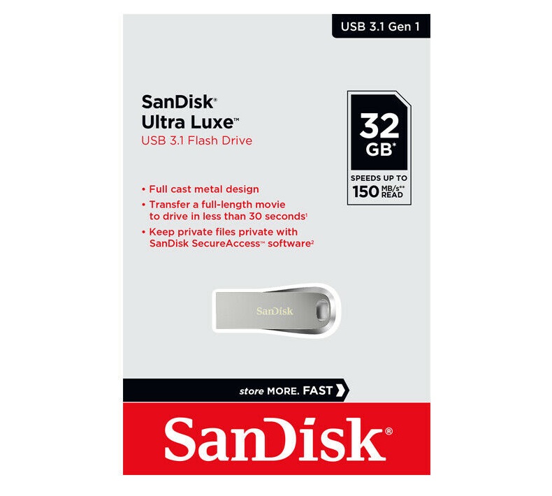 Sandisk FD CZ74 32GB Ultra Luxe USB 3.1