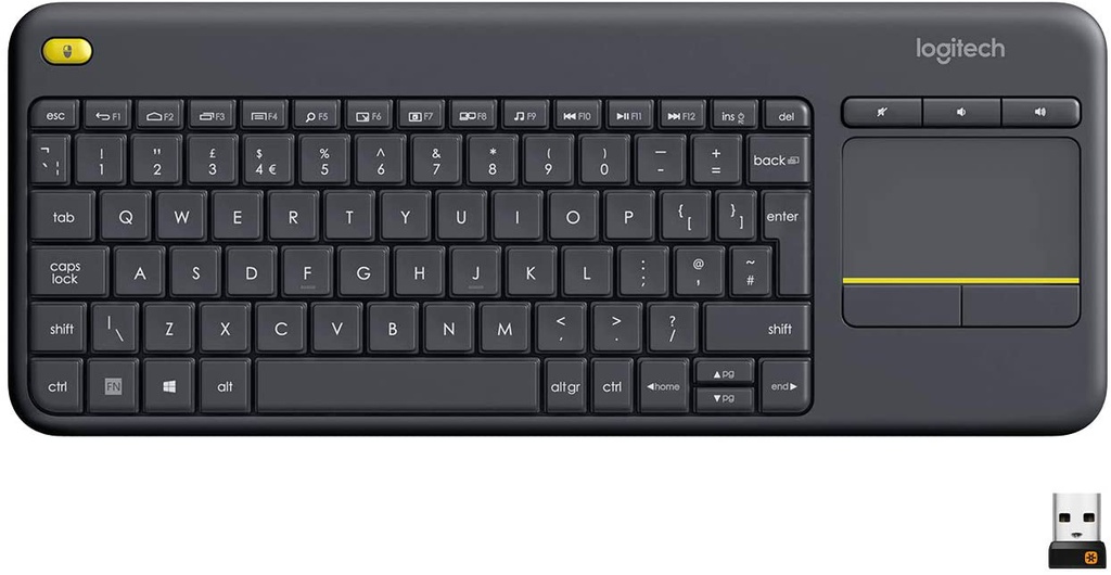 Logitech Keyboard Wireless K400 Plus TouchPad