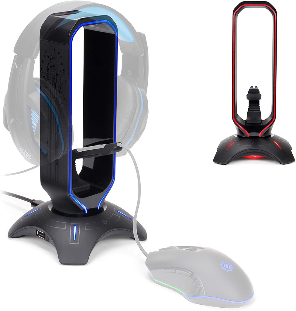 Stand Headset Rexus 3in1 RGB Bungee J3