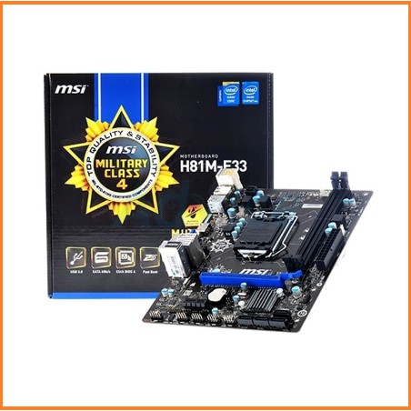 MSI Motherboard H81M-E33