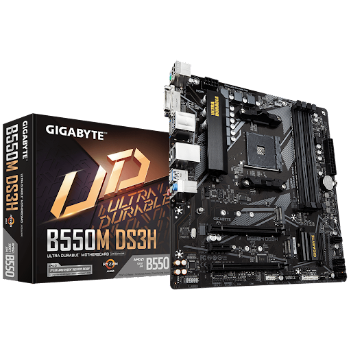 GIGABYTE Motherboard B550M DS3H M-ATX