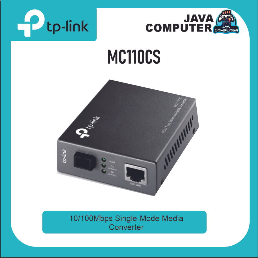 TP-Link MC110CS Single Fiber Mode Optical Media Converter