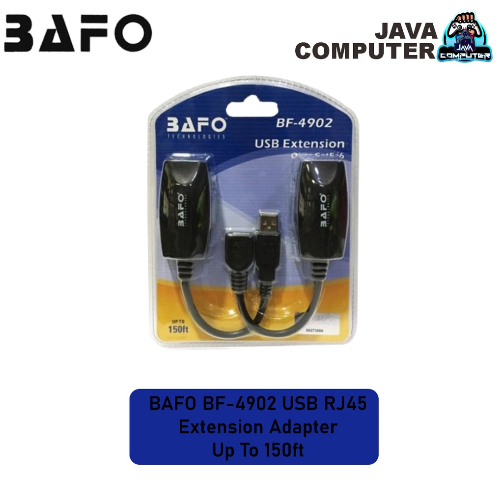 BAFO USB RJ45 Extension Adapter Up To 150ft