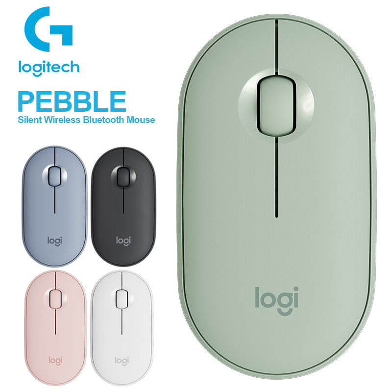 Logitech Mouse Pebble M350 Wireless Bluetooth Silent