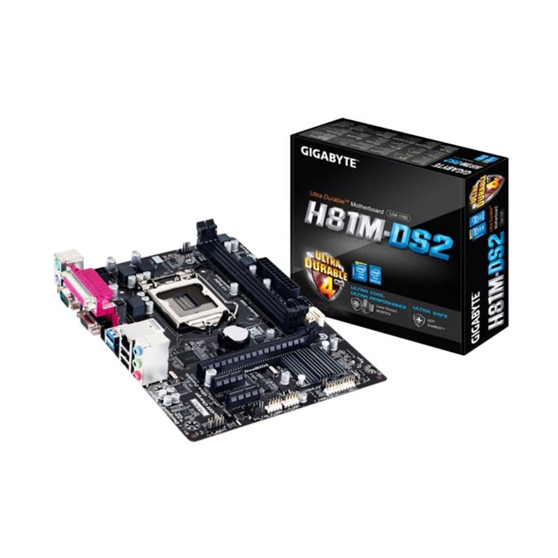 Gigabyte Motherboard H81M-DS2 LGA 1150 M-ATX