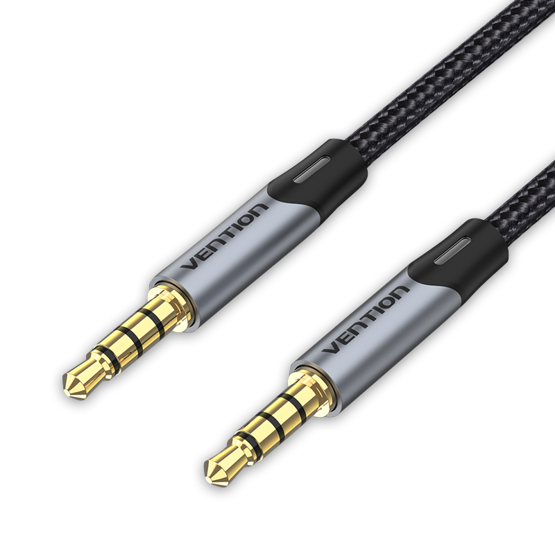 Vention Kabel Audio Male to Male 3.5mm Stereo Hi-Fi Braided 1M (BAQHF)