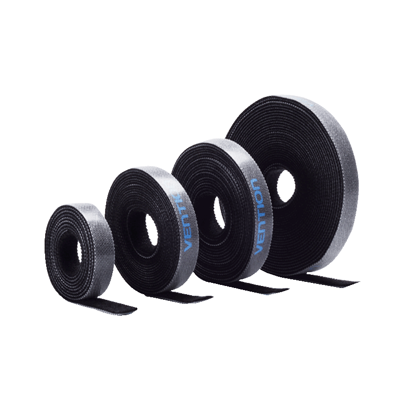 Vention Kabel Winder Nylon Velcro 1M Black (KAABA) 