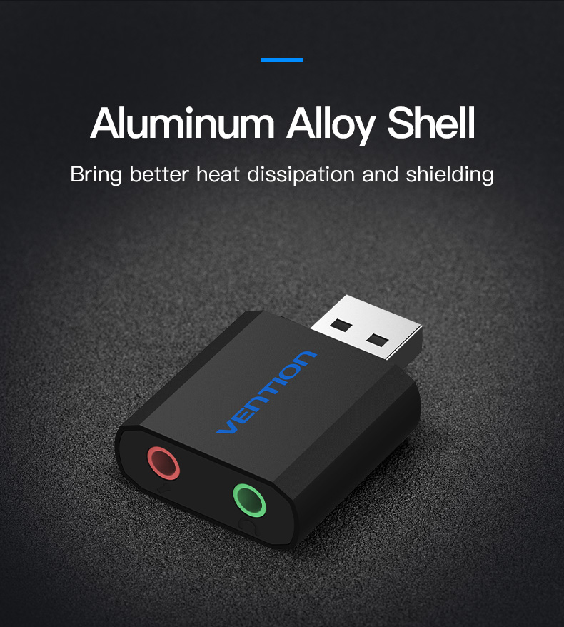 Vention Sound Card External USB 5.1 Channel (VAB-S17-B)