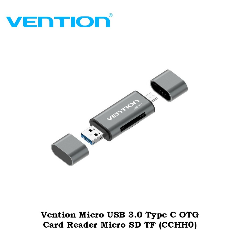 Vention Micro USB 3.0 Type C OTG Card Reader Micro SD TF (CCHH0)