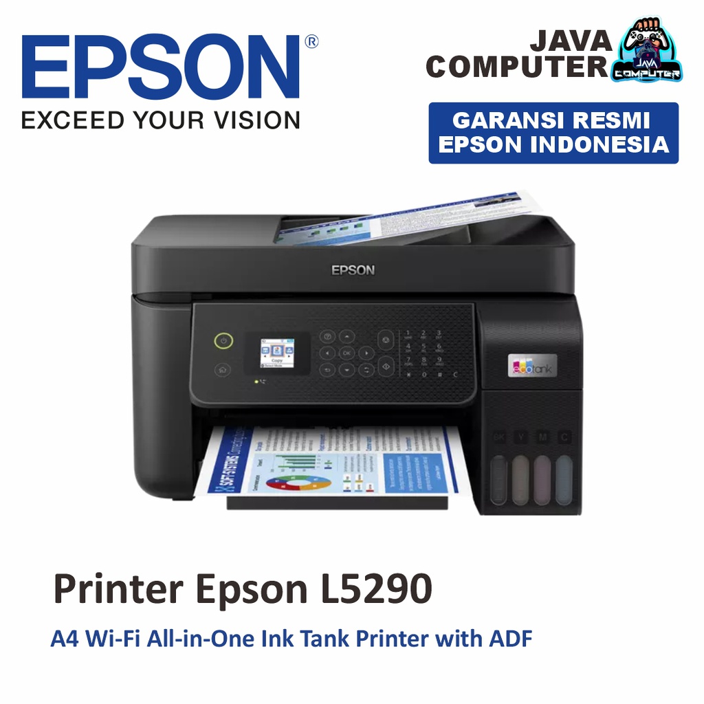 Epson EcoTank L5290 A4 Wi-Fi All-in-One Ink Tank Printer with ADF