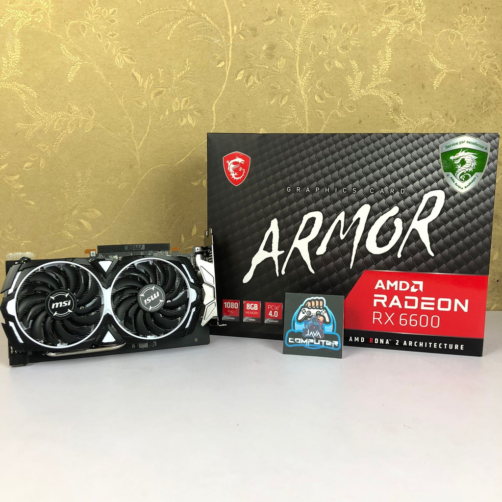 MSI RX6600 - RX 6600 ARMOR 8GB GDDR6 128Bit