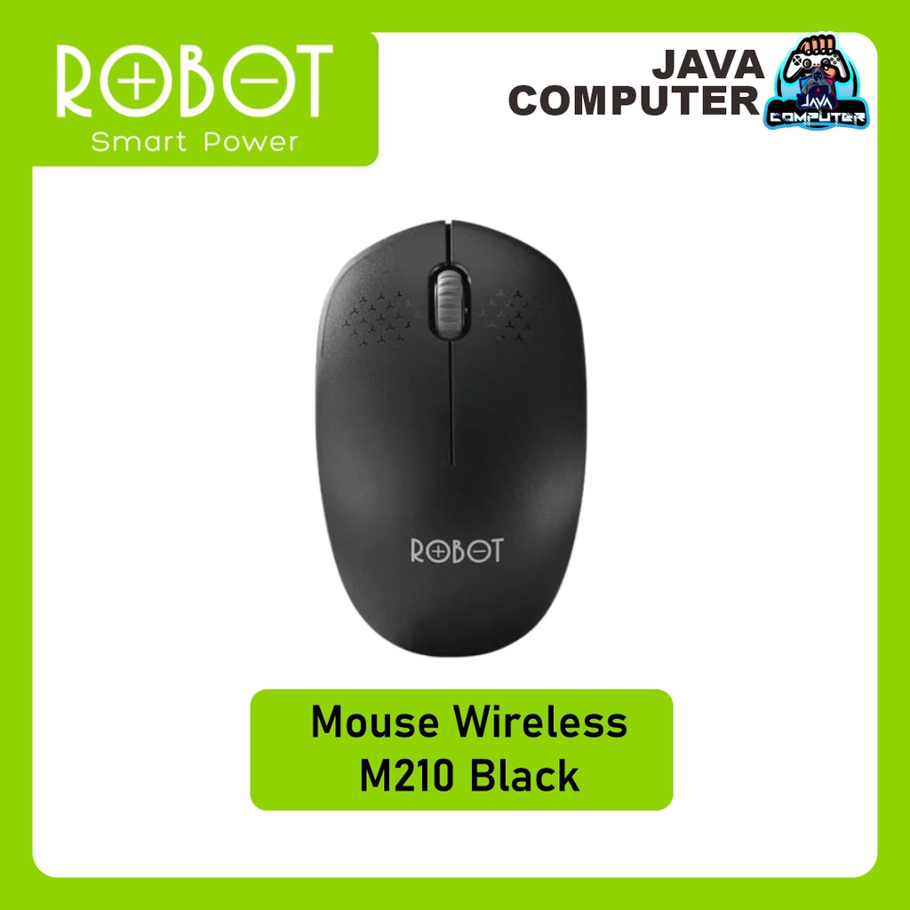 Robot Mouse Wireless M210 Black