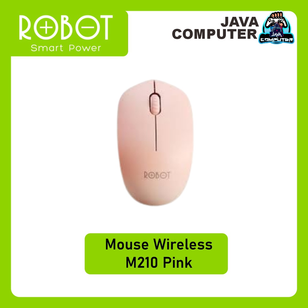 Robot Mouse Wireless M210 Pink