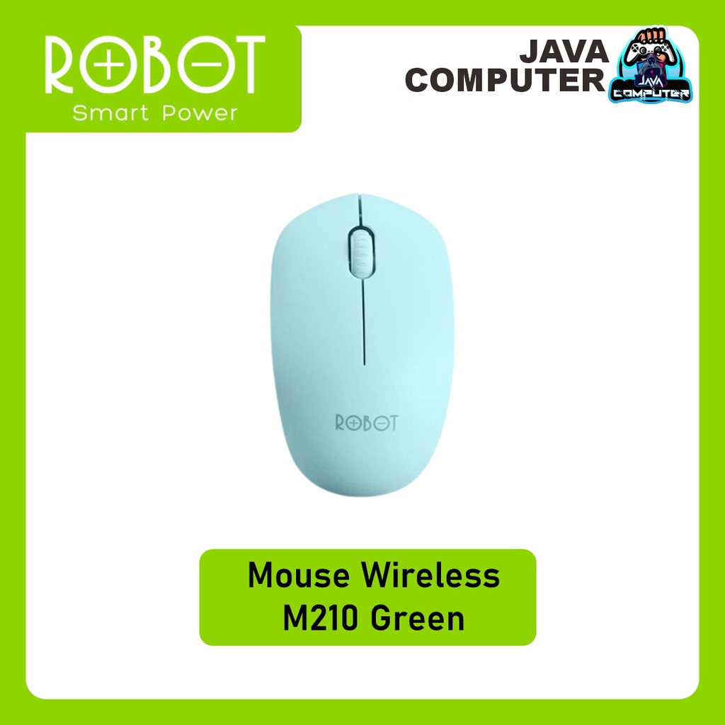 Robot Mouse Wireless M210 Green