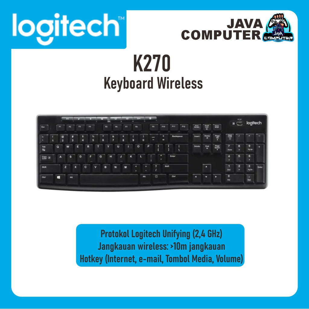 Logitech Keyboard Wireless K270