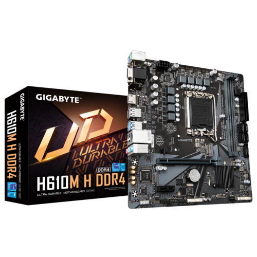 Gigabyte Motherboard H610M-H LGA 1700 DDR4