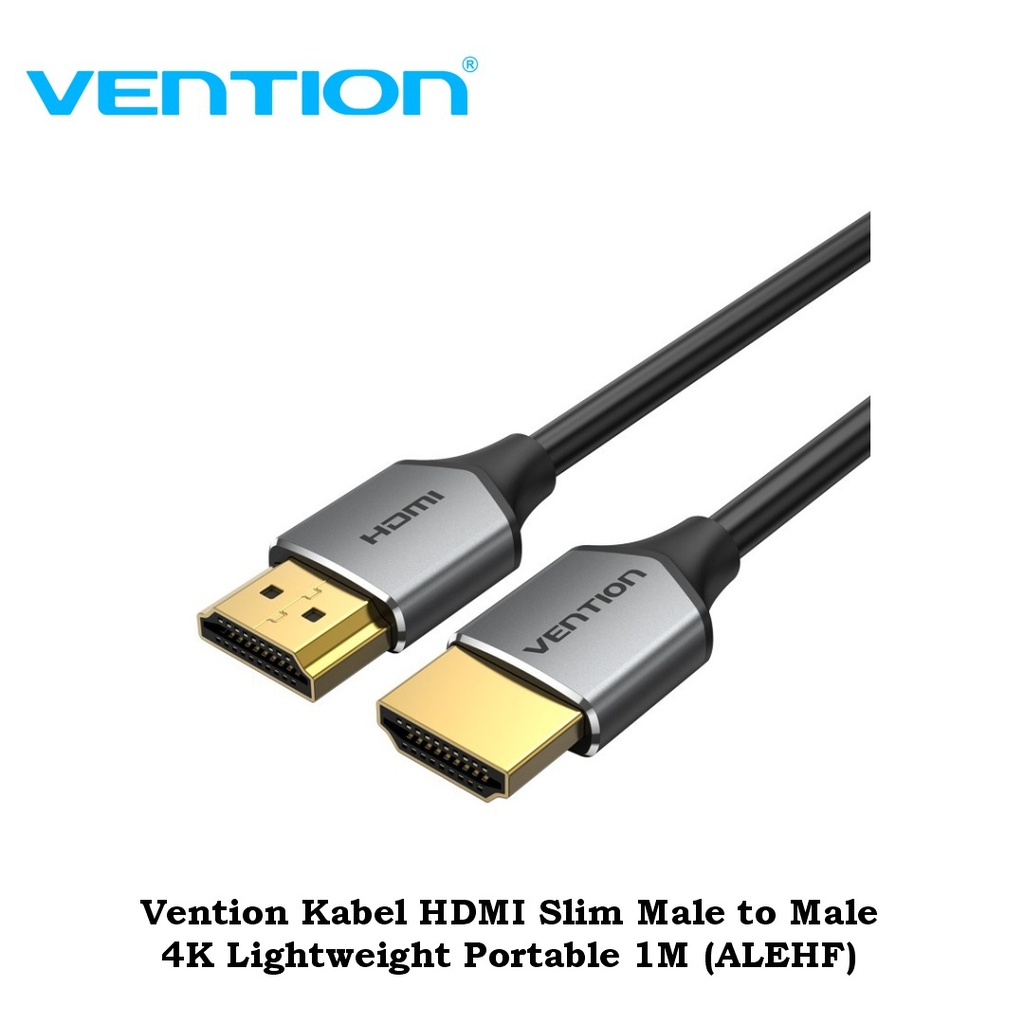 Vention Kabel HDMI 1M Slim Male to Male 4K Lightweight Portable (ALEHF)