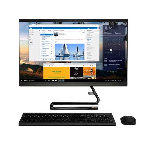 Lenovo AIO A340-24IWL F0E800U4ID i3-10110U/4/512/ODD/DOS/23.8&quot;/Black