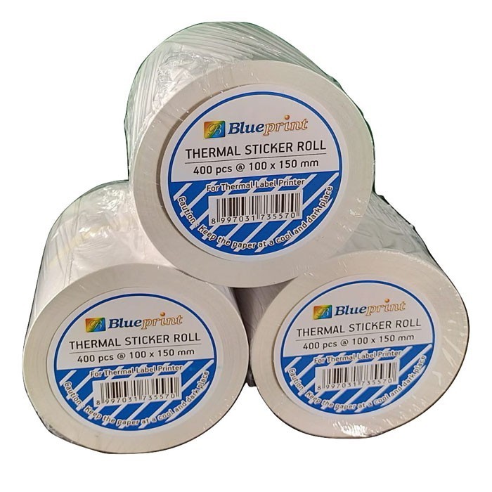 Blueprint Direct Thermal Sticker 100x150 400pcs