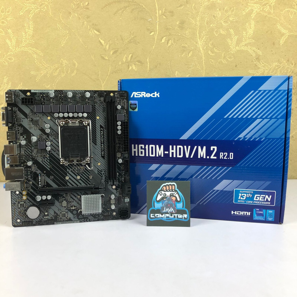 AsRock Motherboard H610M-HDV/M.2 R2.0 LGA 1700