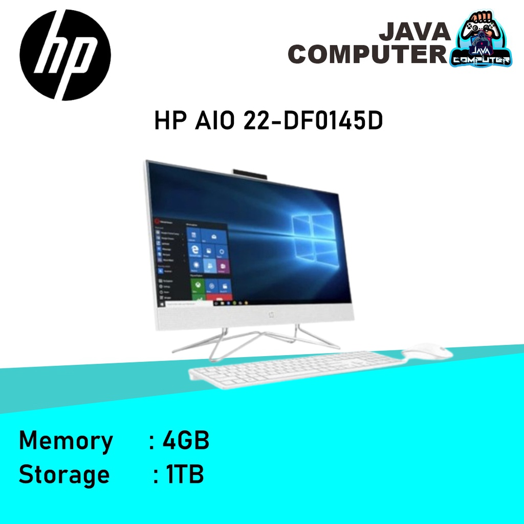 HP AIO 22-DF0145D J4025/4GB/1TB/OHS/WIN11/21.5"
