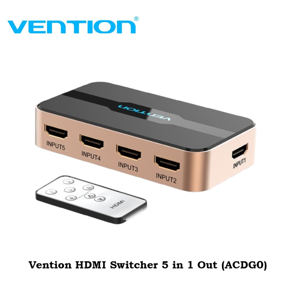 Vention HDMI Switcher 5 in 1 Out (ACDG0)