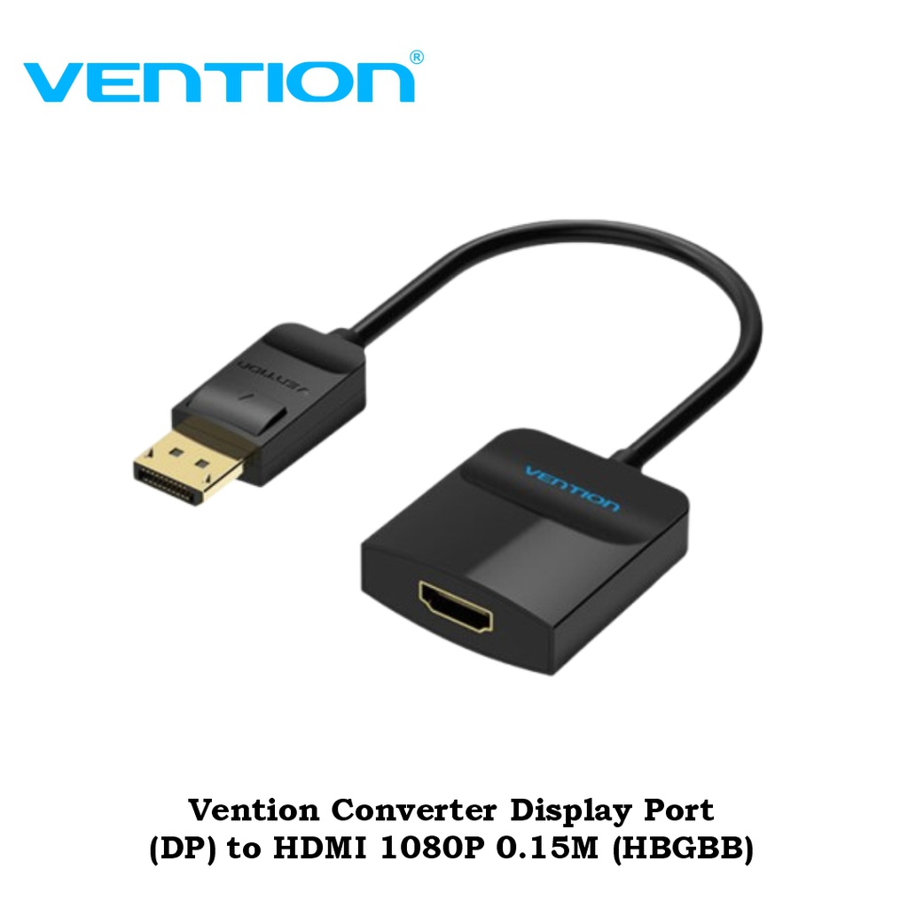 Vention Converter Display Port (DP) to HDMI 1080P 0.15M (HBGBB)