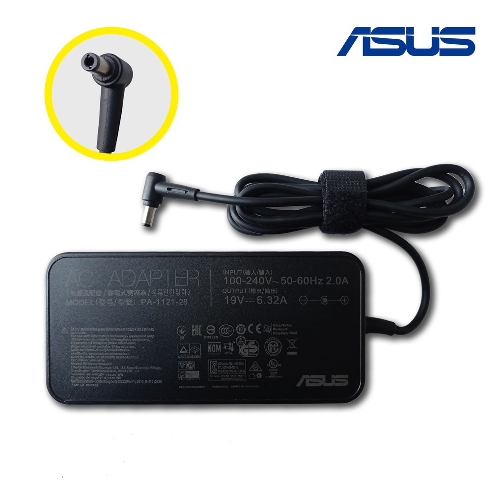 Adaptor Asus 19V 6.32A SLIM (6.0X3.7)