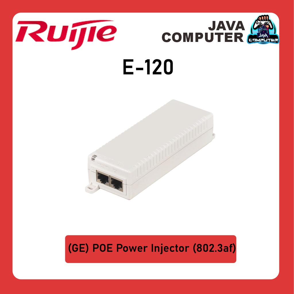 Ruijie RG-E-120 (GE) POE Power Injector (802.3af) 15.4W