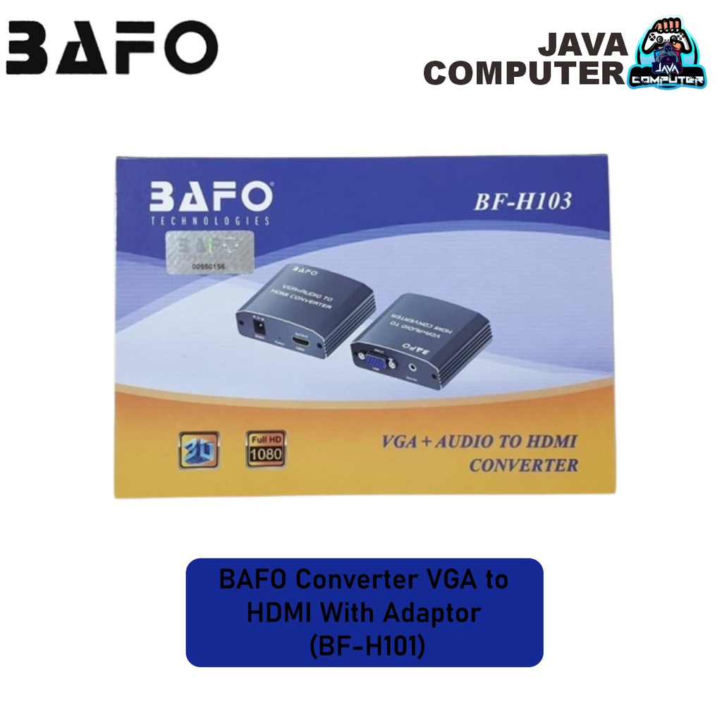 BAFO Converter VGA to HDMI With Adaptor (BF-H101)