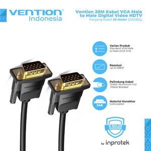 Vention Kabel VGA 20M 3+9 Male to Male Digital Video HDTV (DADBQ)