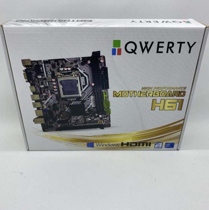 Qwerty Motherboard H61 NVME LGA 1155