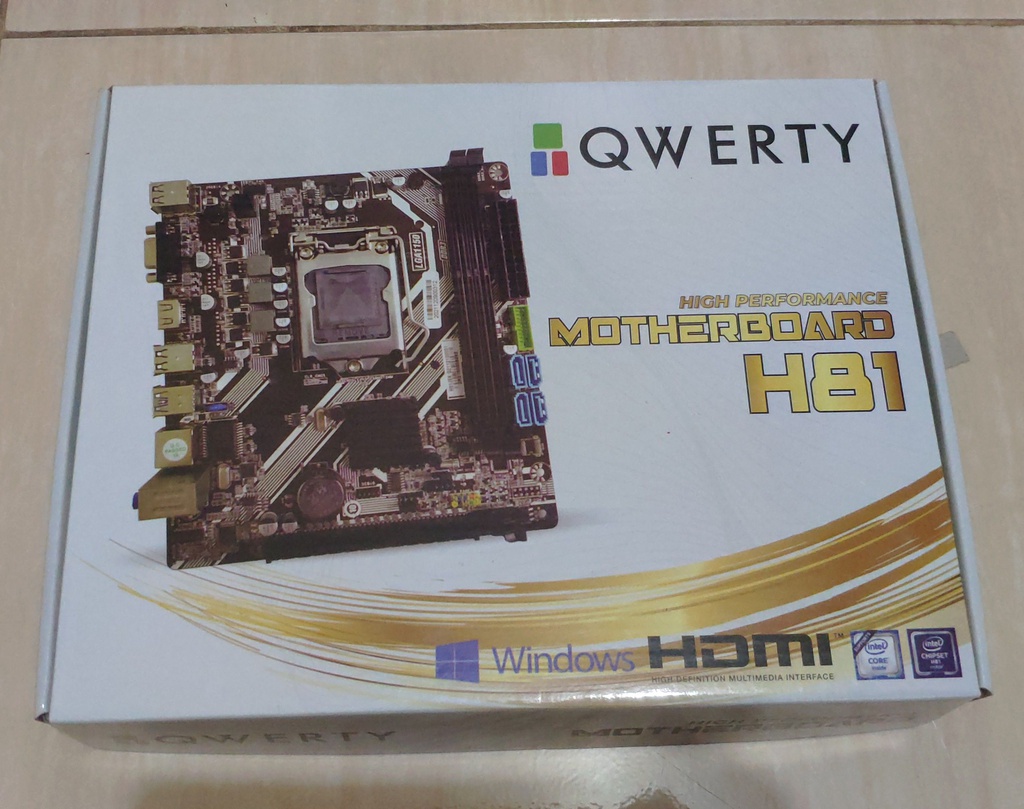 Qwerty Motherboard H81 NVME LGA 1150