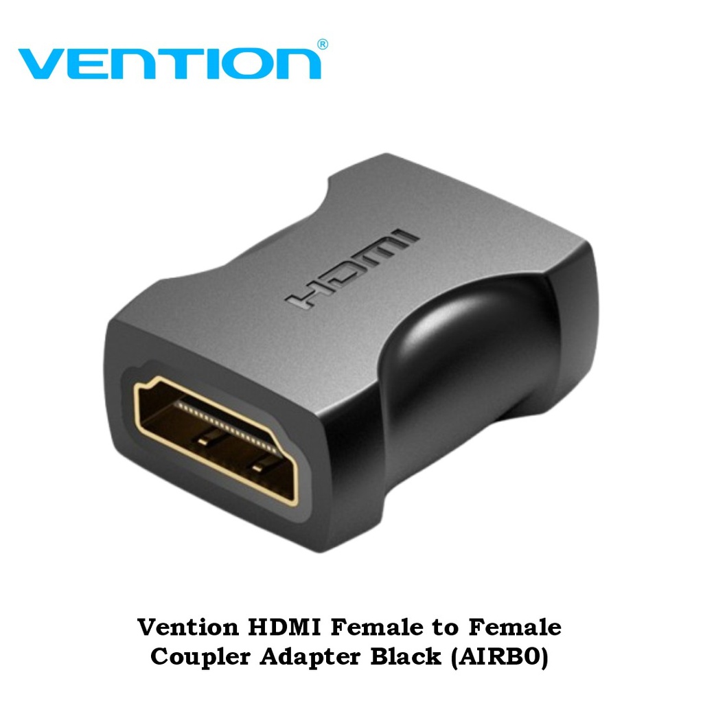 Vention HDMI Female to Female Coupler Adapter Black (AIRB0)
