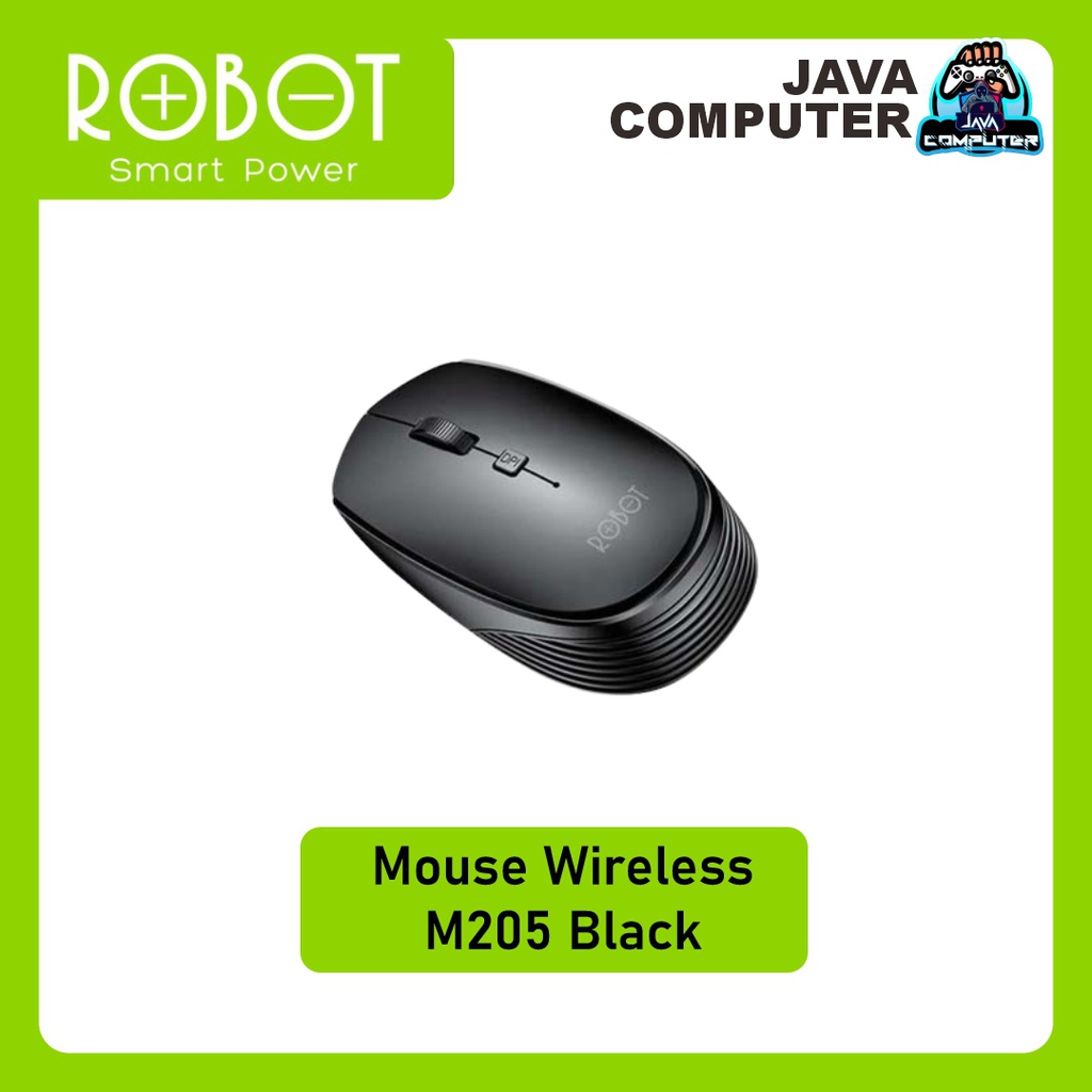 Robot Mouse Wireless M205 Black