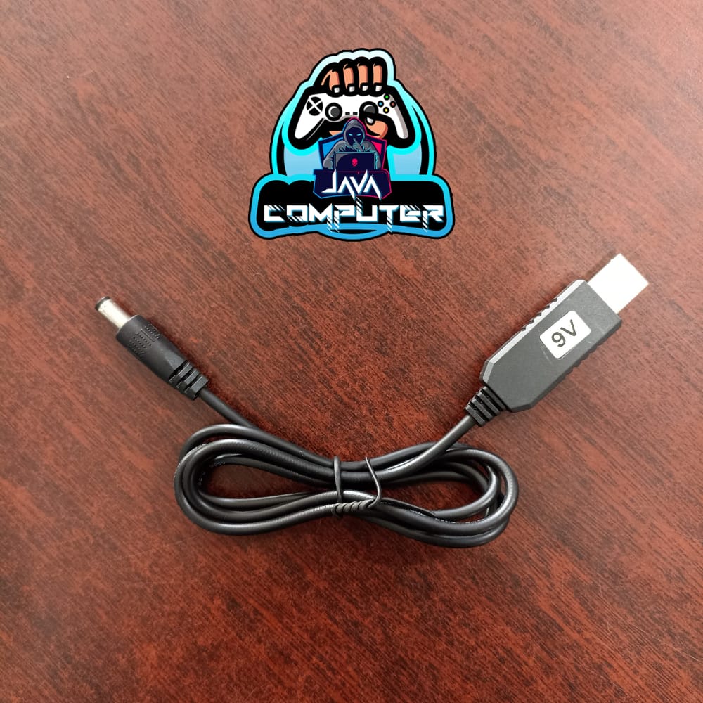 Step Up Cable USB 5V to 9V Jack DC 5.5x2.1MM For Router WIFI